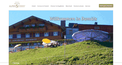 Desktop Screenshot of hotel-alpenstern.at