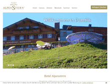 Tablet Screenshot of hotel-alpenstern.at
